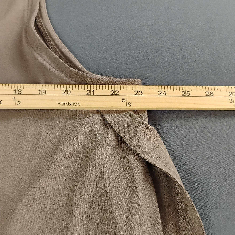 EILEEN FISHER Mock Neck Tunic Top Women's Size 1X Brow Light NWT ($109) - Picture 15 of 16